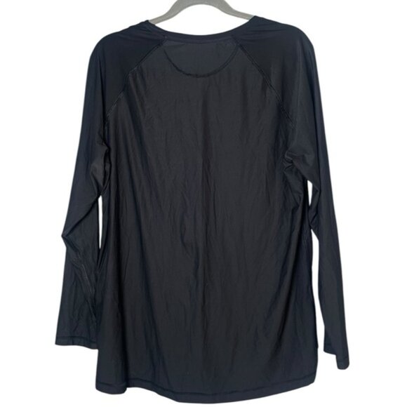 Carhartt XL Men Shirt Long Sleeve Force Modern Fit Black Athletic Work Top Light - Picture 3 of 9